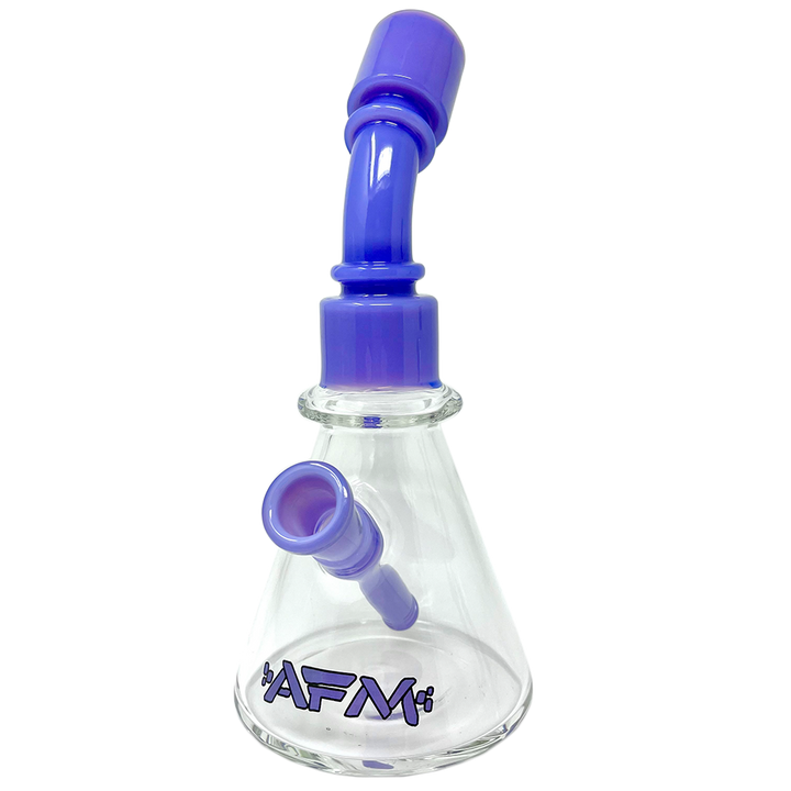 8" AFM One Shot Clear Glass Mini Dab Rig | AFM Smoke