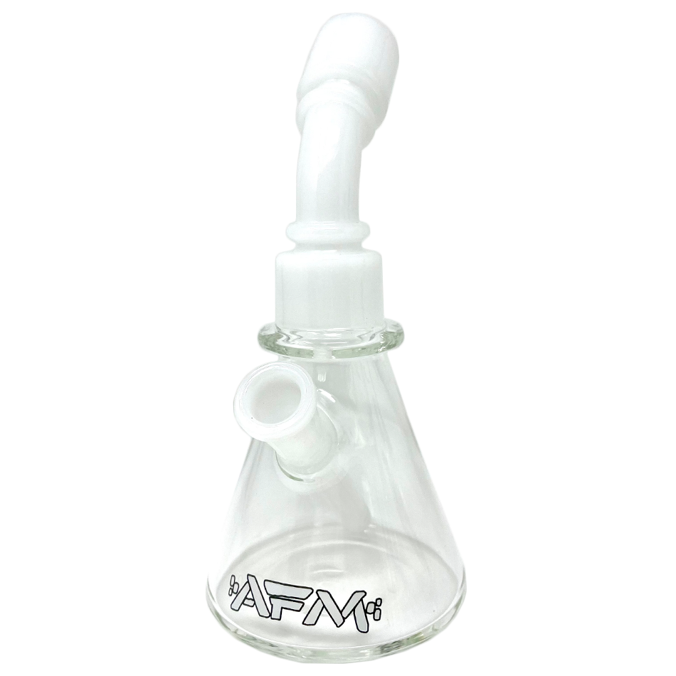 8" AFM One Shot Clear Glass Mini Dab Rig | AFM Smoke