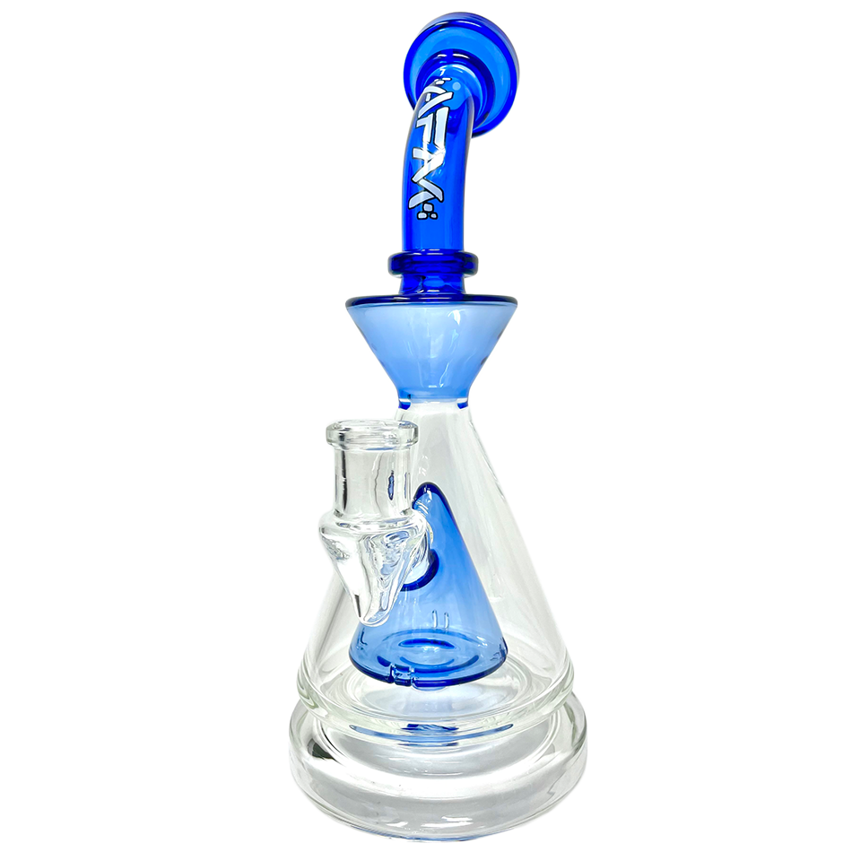9" AFM Pyramid Perc Glass Dab Rig | AFM Smoke