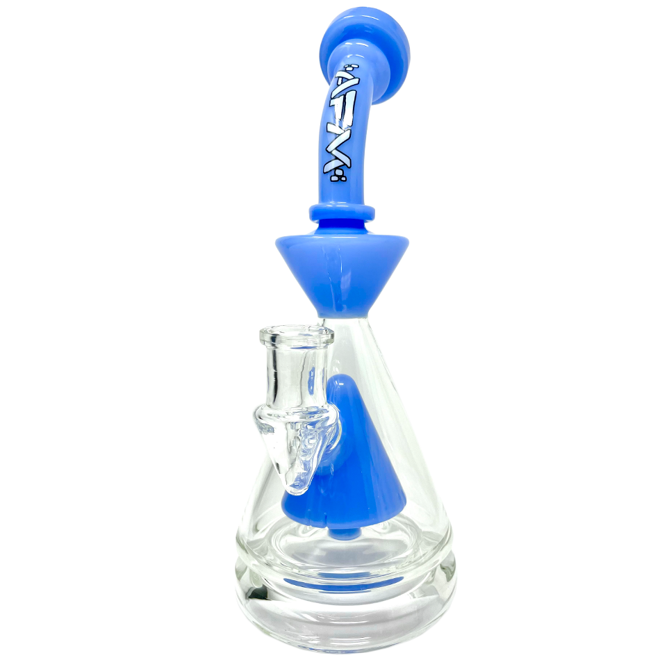 9" AFM Pyramid Perc Glass Dab Rig | AFM Smoke