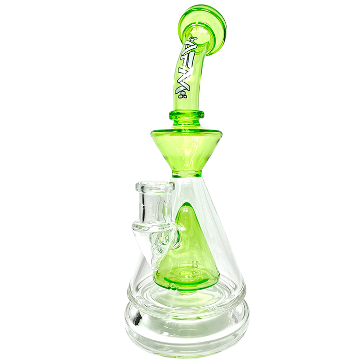 9" AFM Pyramid Perc Glass Dab Rig | AFM Smoke