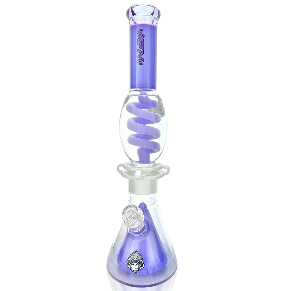 16″ AFM UFO Pyramid Freezable Coil Beaker Bong – Glycerin Coil | AFM Smoke