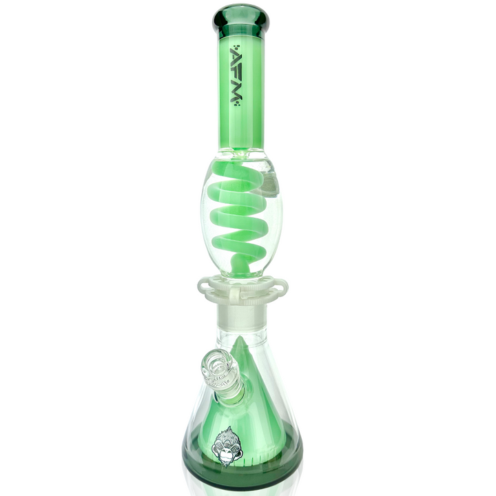 16″ AFM UFO Pyramid Freezable Coil Beaker Bong – Glycerin Coil | AFM Smoke