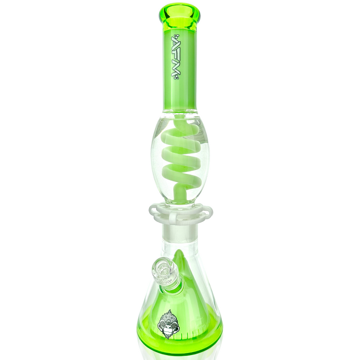 16″ AFM UFO Pyramid Freezable Coil Beaker Bong – Glycerin Coil | AFM Smoke