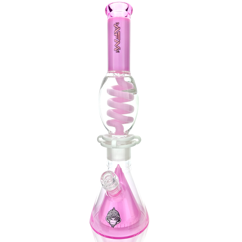 16″ AFM UFO Pyramid Freezable Coil Beaker Bong – Glycerin Coil | AFM Smoke