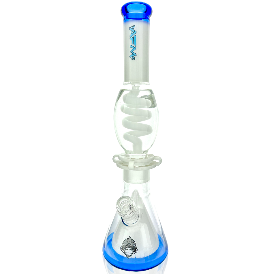 16″ AFM UFO Pyramid Freezable Coil Beaker Bong – Glycerin Coil | AFM Smoke