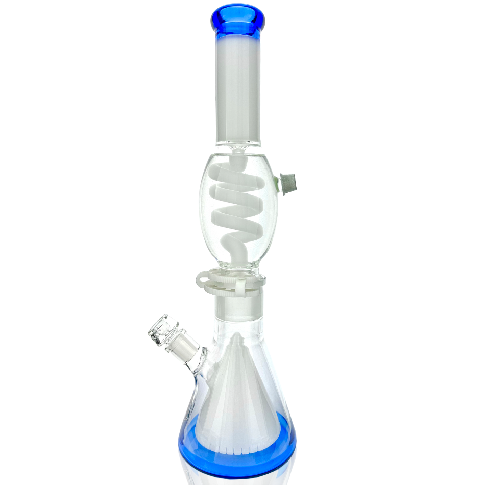 16″ AFM UFO Pyramid Freezable Coil Beaker Bong – Glycerin Coil | AFM Smoke