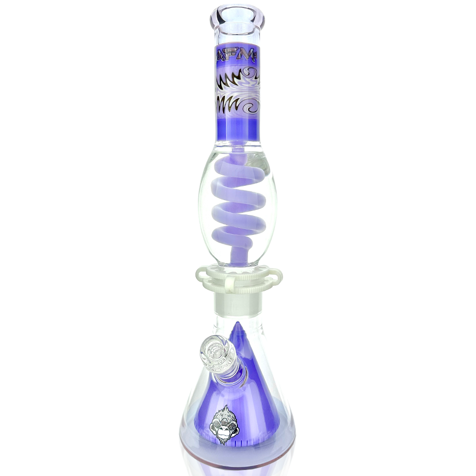 AFM 16″ Reversal UFO Pyramid Freezable Coil Bong