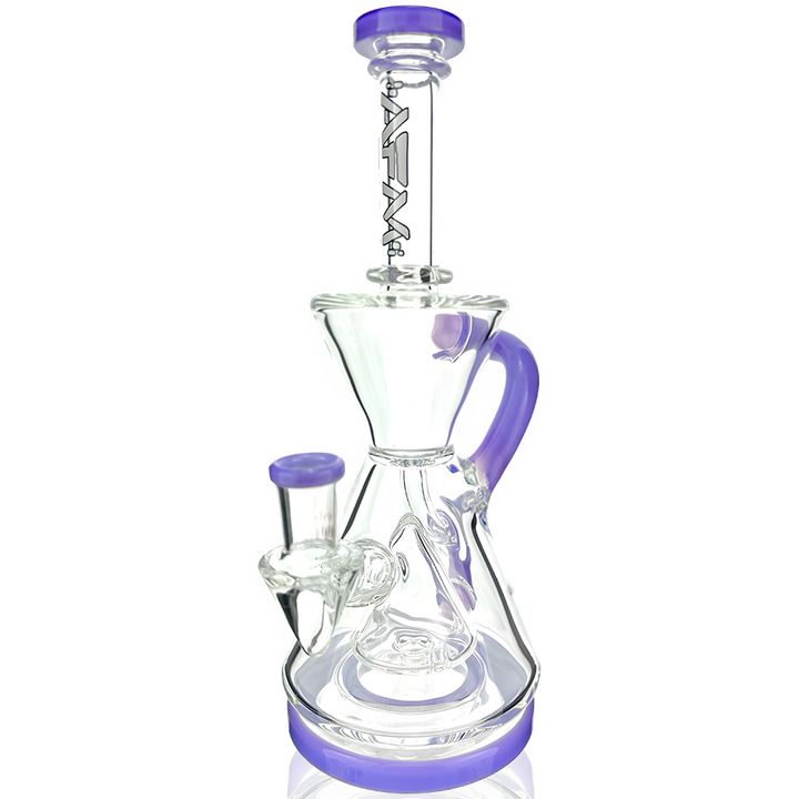 AFM 9″ Magnolia Color Lip Recycler Dab Rig