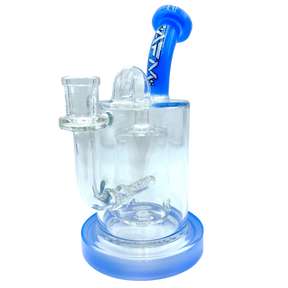 8" AFM Pump Color Glass Recycler Dab Rig