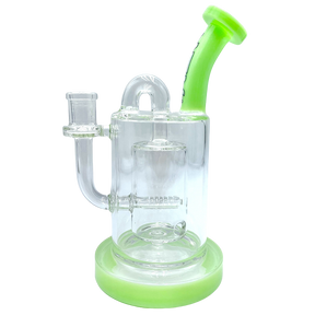 8" AFM Pump Color Glass Recycler Dab Rig