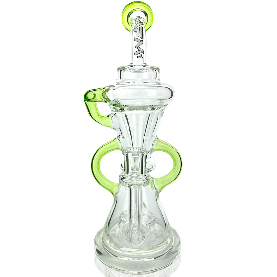 12" Looking Glass Clear Recycler Dab Rig