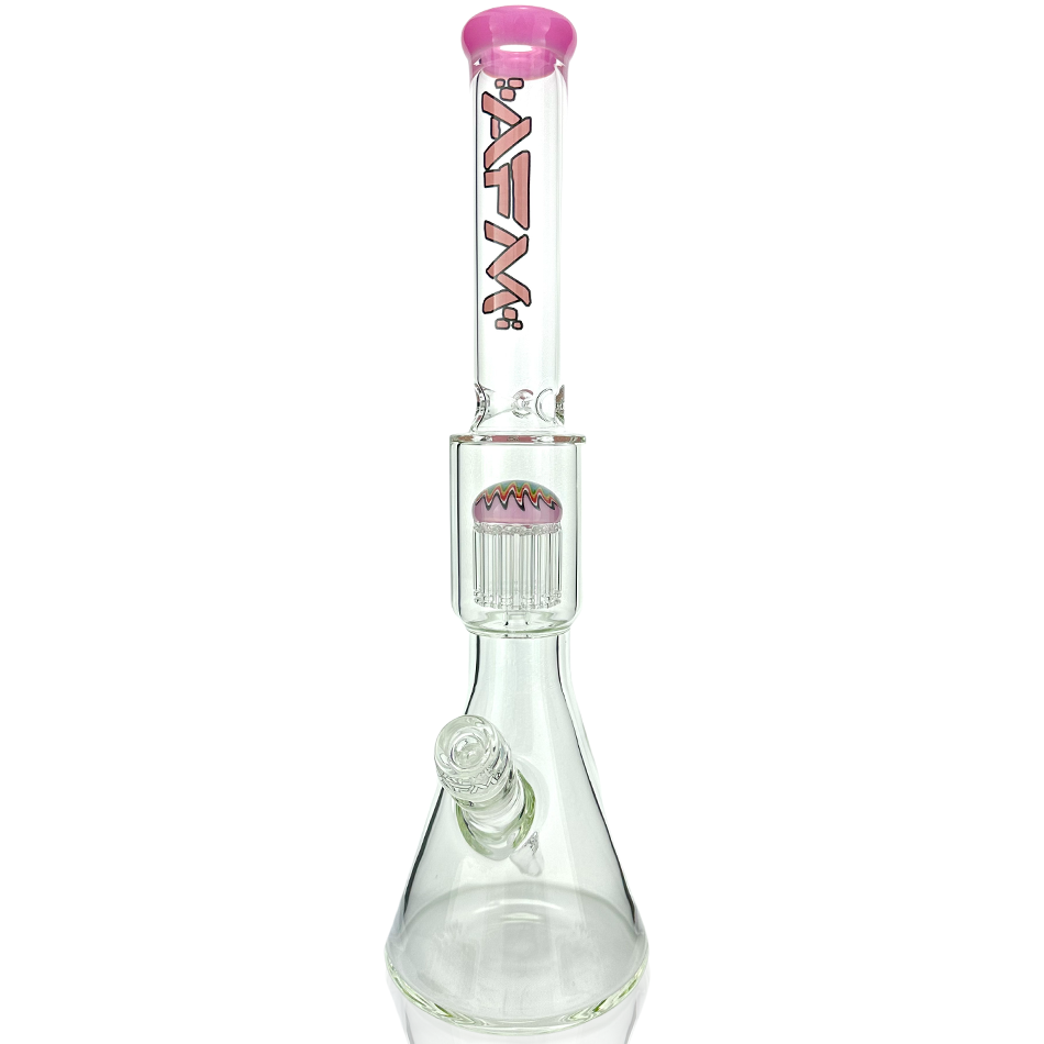 18" Reversal Tree Glass Beaker Bong - Color Lip