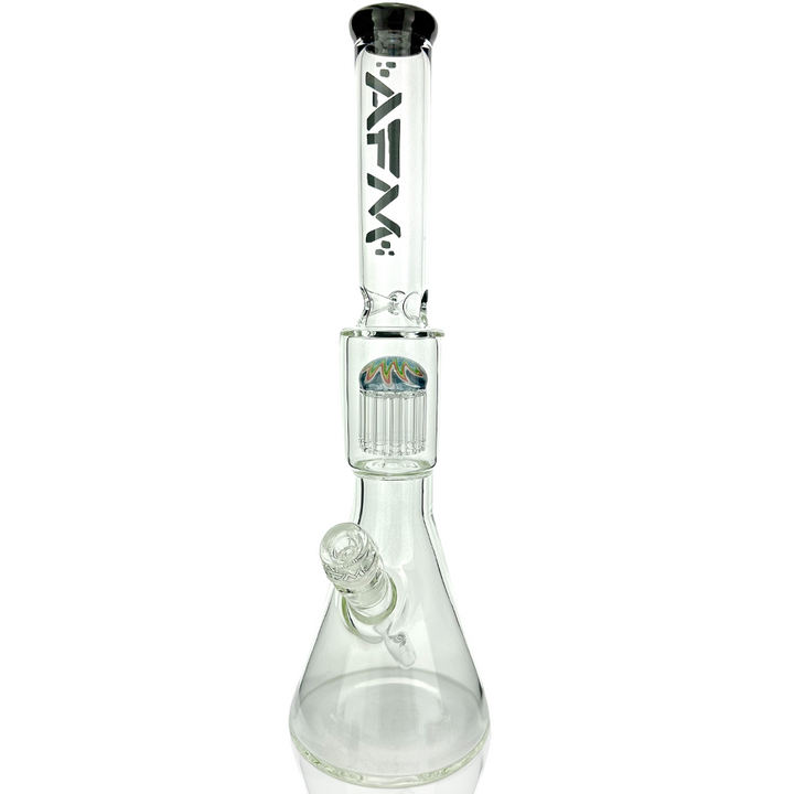 18" AFM Reversal Tree Beaker Color Lip Bong