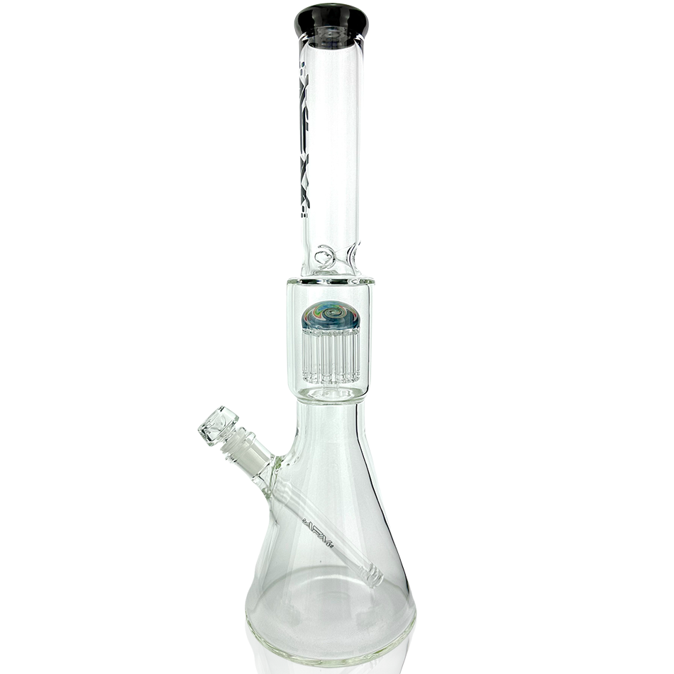 18" AFM Reversal Tree Beaker Color Lip Bong