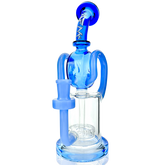 9.5" AFM Andromeda Recycler Dab Rig + Quartz Banger & Carb Cap Bundle