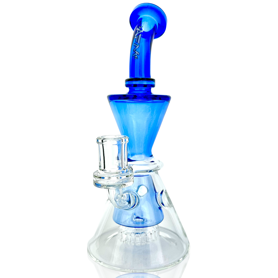9" AFM  Swiss Cheese Glass Dab Rig
