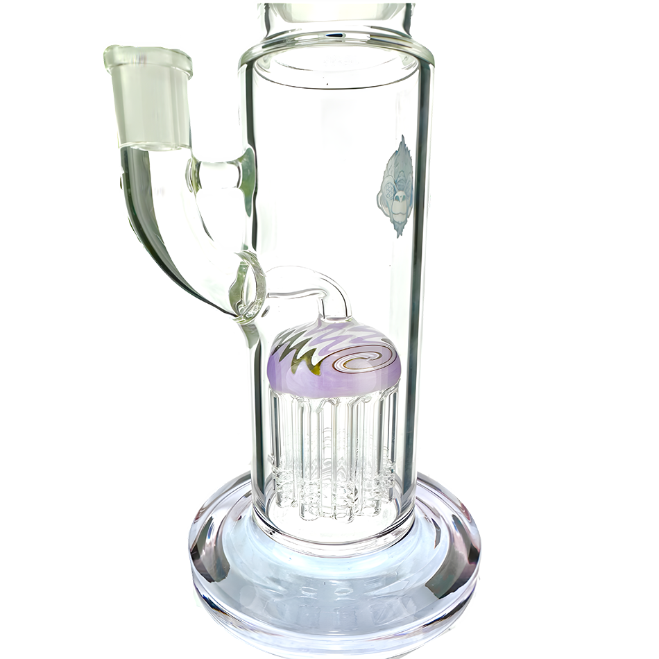 18" Reversal Straight Freezable Coil Glass Beaker Bong