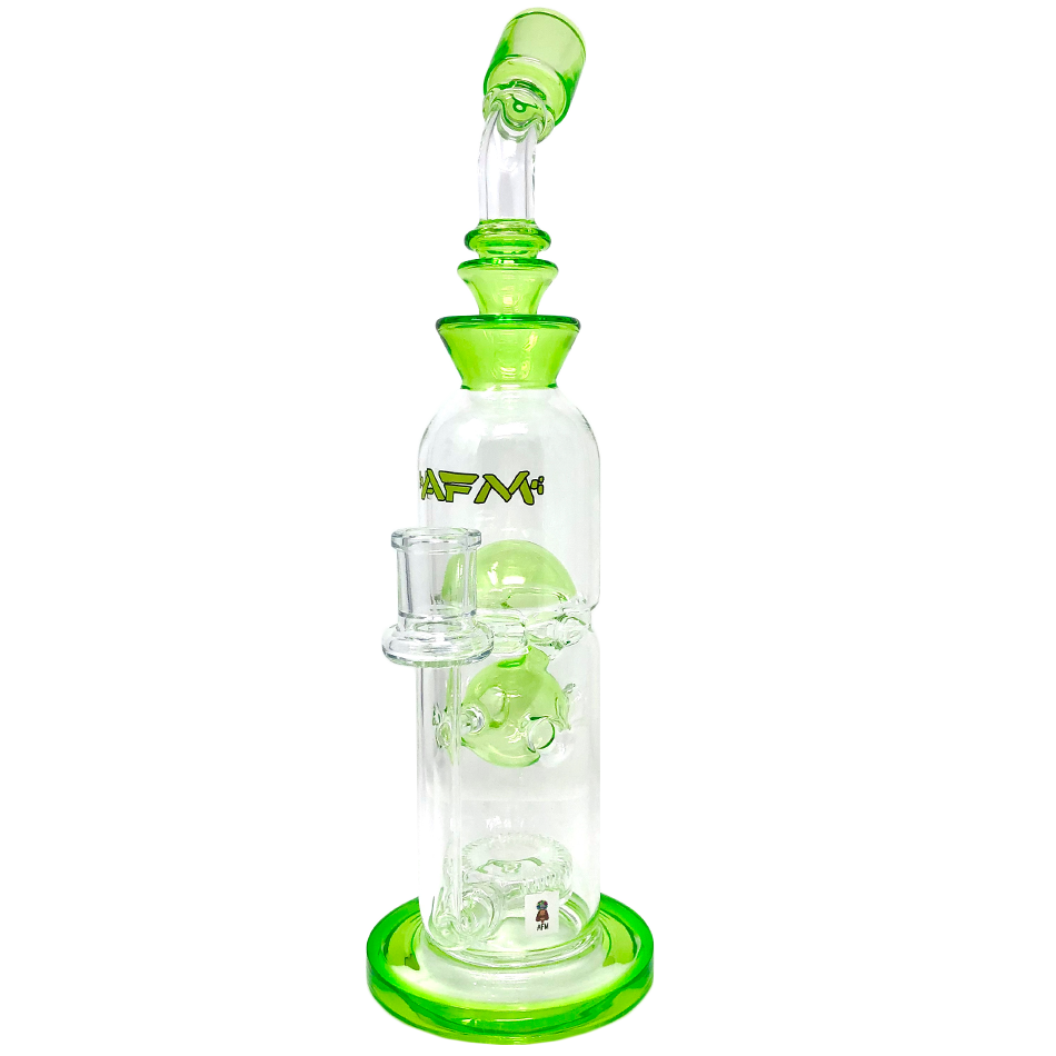 AFM 12″ Big Swiss Perc Straight Dab Rig | AFM Smoke