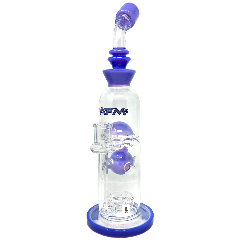 AFM 12″ Big Swiss Perc Straight Dab Rig | AFM Smoke