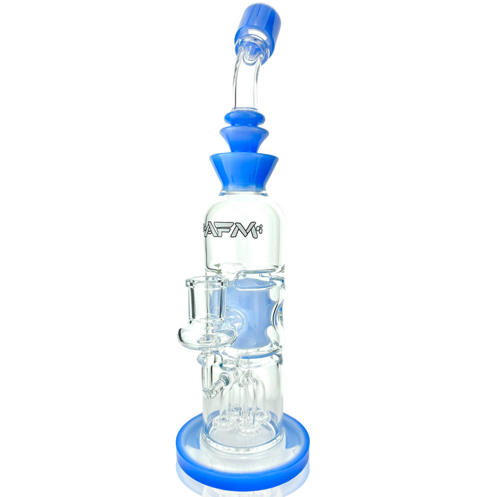 12" AFM Glass Aurora Quad Showerhead Dab Rig | AFM Smoke