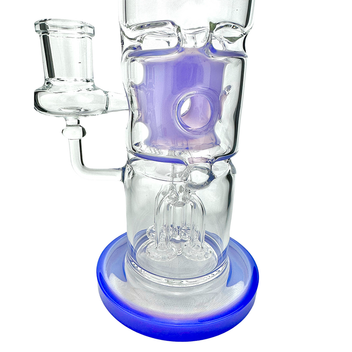 12" AFM Glass Aurora Quad Showerhead Dab Rig | AFM Smoke