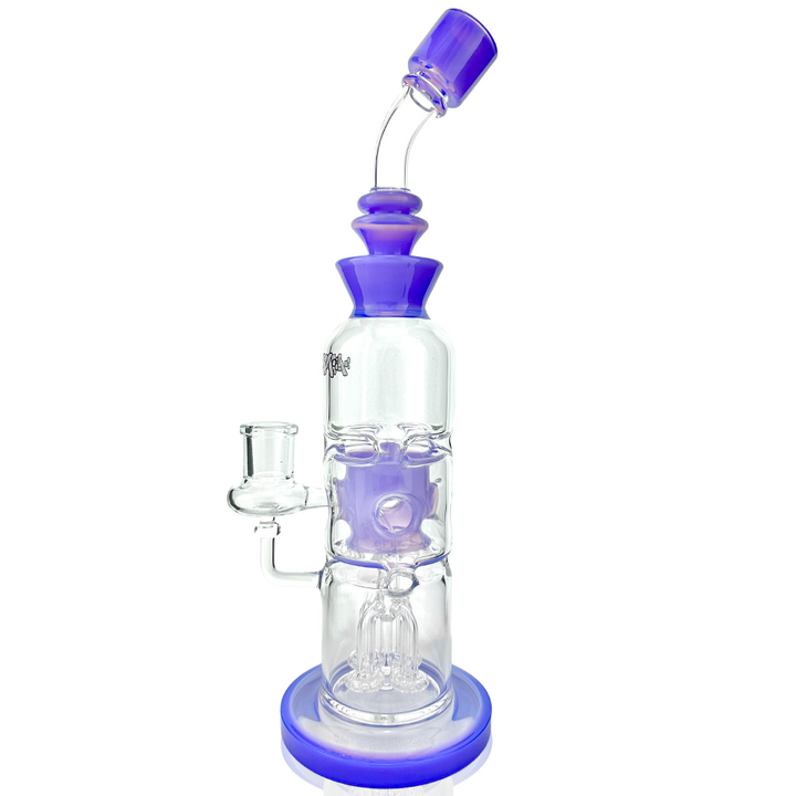 12" AFM Glass Aurora Quad Showerhead Dab Rig | AFM Smoke