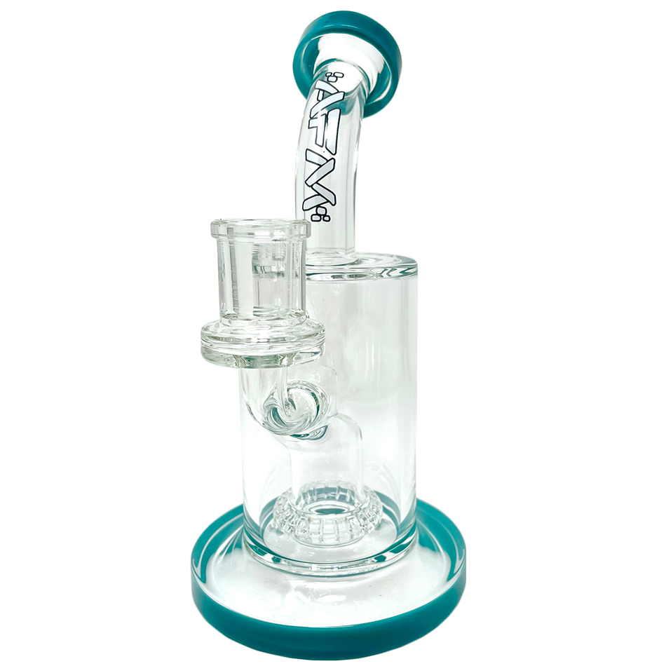 8" AFM Wave UFO Perc Glass Dab Rig + Banger Box Set | AFM Smoke