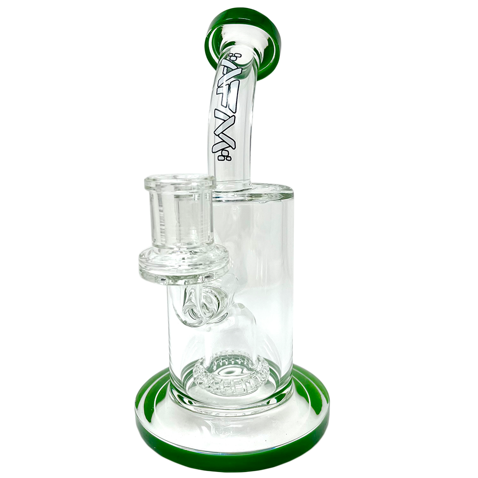 8" AFM Wave UFO Perc Glass Dab Rig + Banger Box Set | AFM Smoke