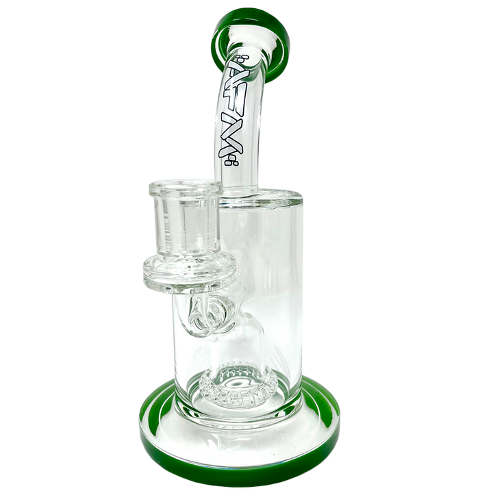 8" AFM Wave UFO Perc Glass Dab Rig + Banger Box Set | AFM Smoke