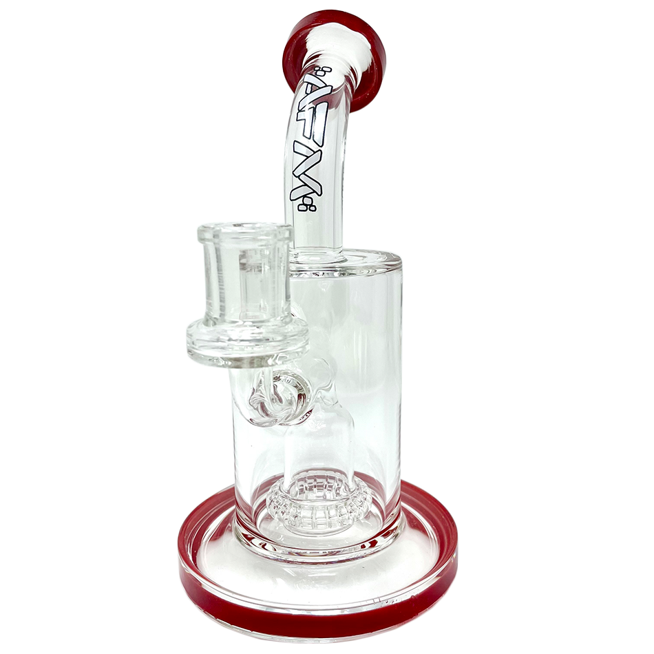 8" AFM Wave UFO Perc Glass Dab Rig + Banger Box Set | AFM Smoke