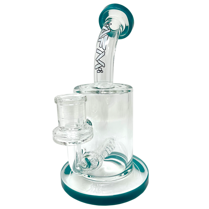 7.5"  AFM Clear Glass Inline Perc Dab Rig