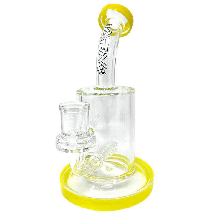 7.5"  AFM Clear Glass Inline Perc Dab Rig