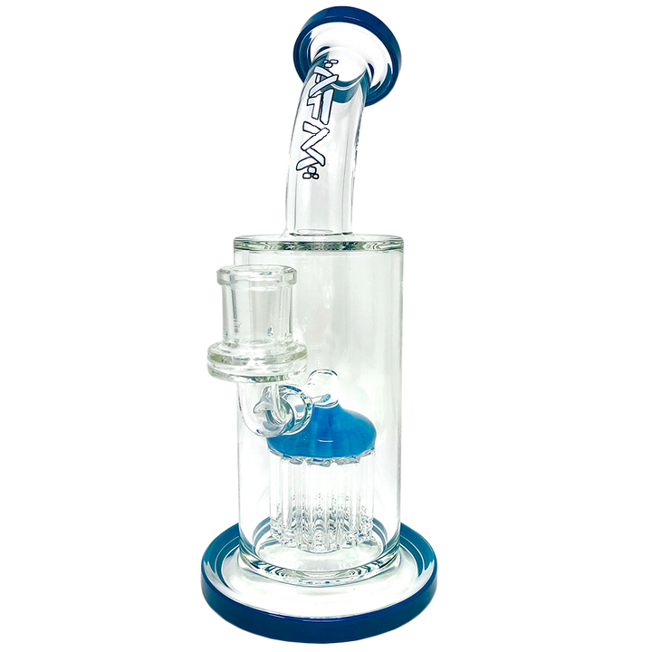 9" AFM Groovy Arm Perc Glass Dab Rig | AFM Smoke