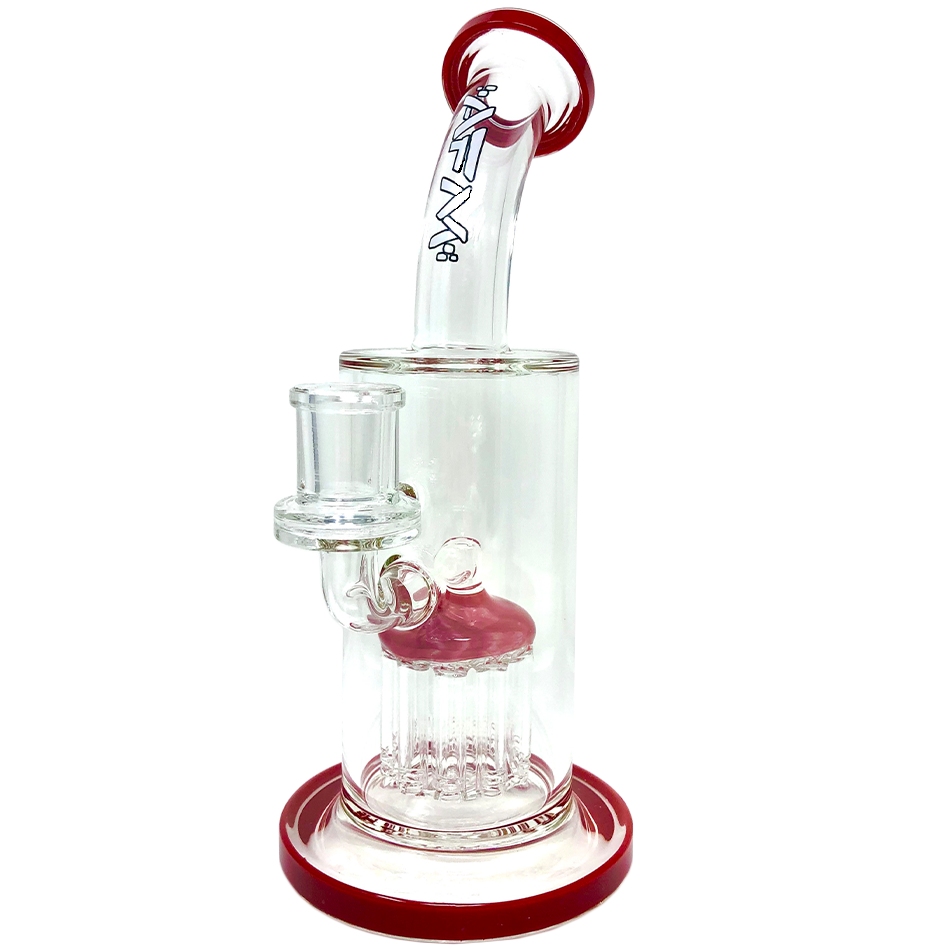 9" AFM Groovy Arm Perc Glass Dab Rig | AFM Smoke