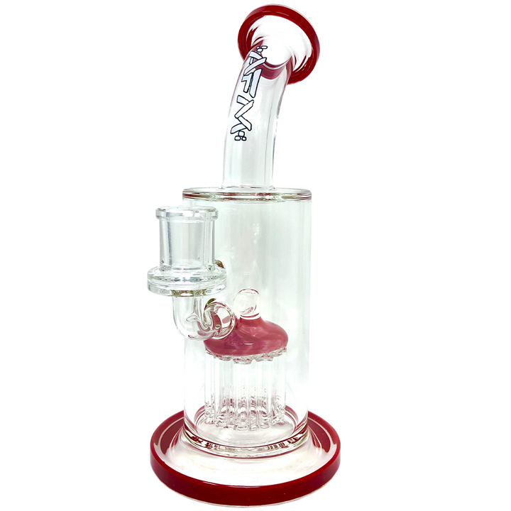 9" AFM Groovy Arm Perc Glass Dab Rig | AFM Smoke