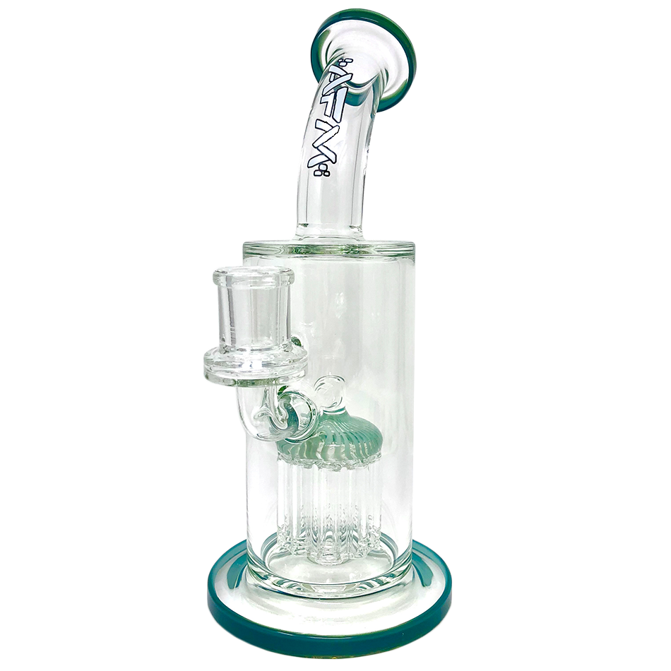 9" AFM Groovy Arm Perc Glass Dab Rig | AFM Smoke