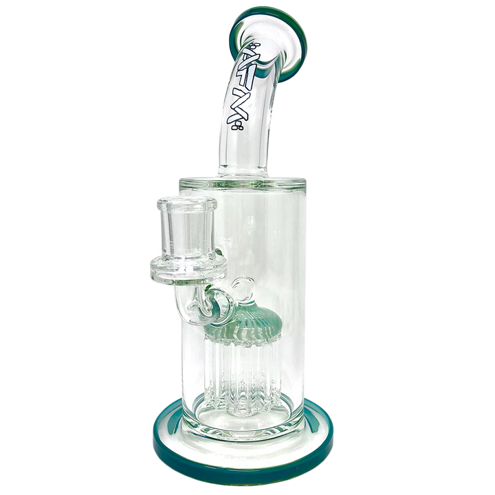 9" AFM Groovy Arm Perc Glass Dab Rig | AFM Smoke