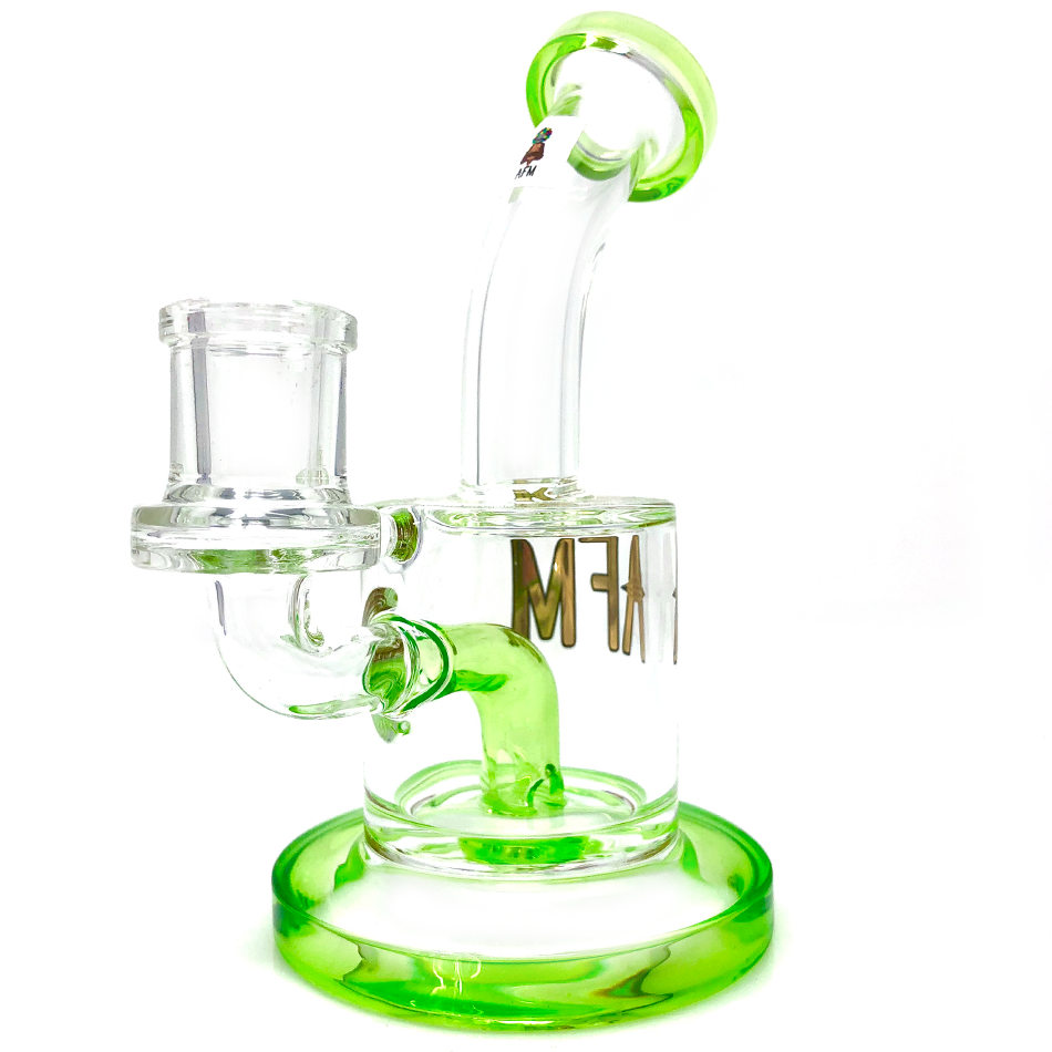 6.5" AFM Killer Colored Glass Mini Dab Rig | AFM Smoke