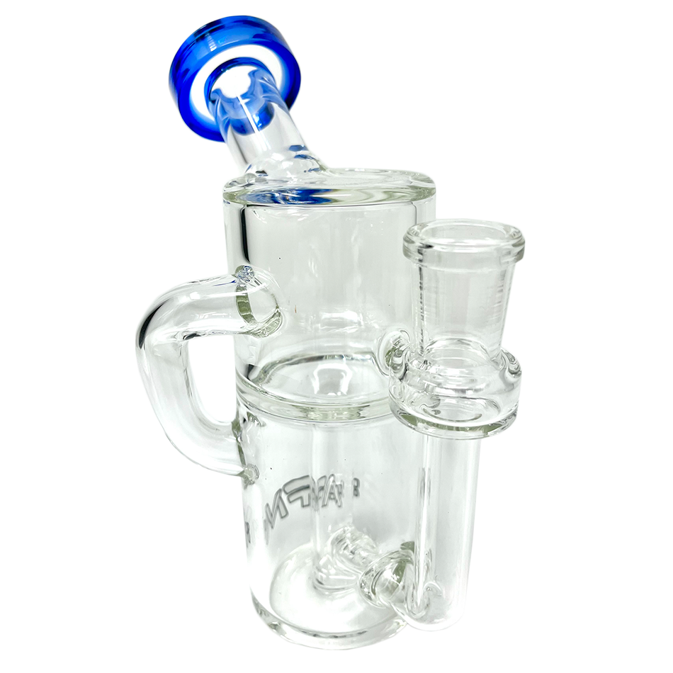 5.5" AFM Power Can Clear Glass Recycler Mini Dab Rig