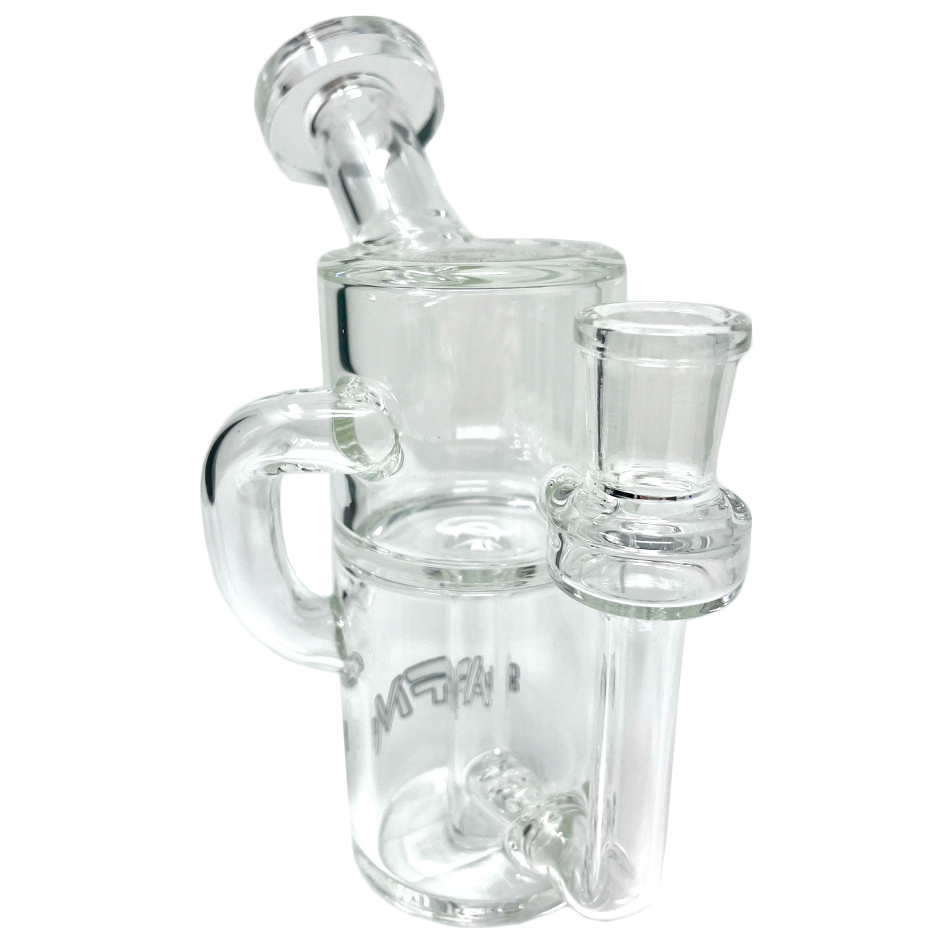 5.5" AFM Power Can Color Glass Recycler Mini Dab Rig