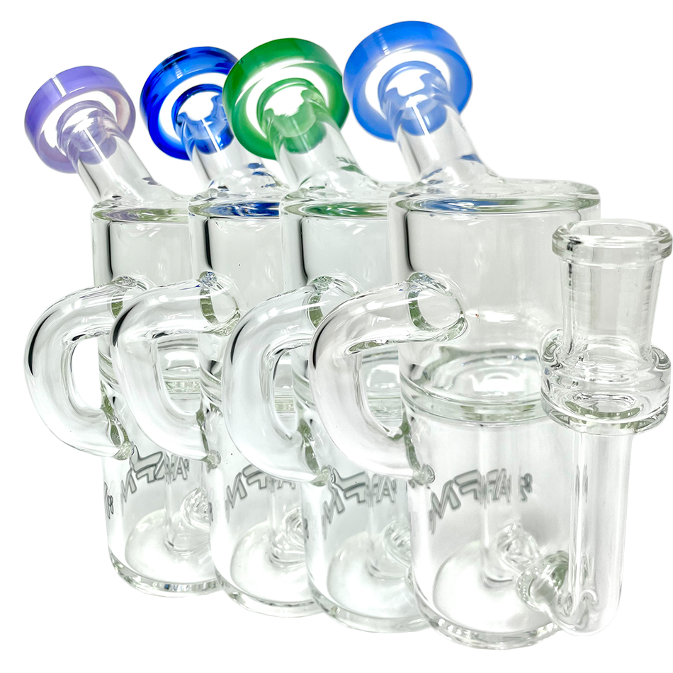 AFM 5.5″ Power Can Color Glass Recycler Mini Dab Rig
