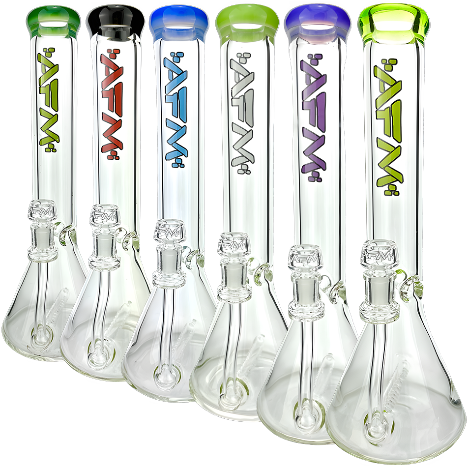 13″ AFM Inline Perc Beaker Bong | AFM Smoke