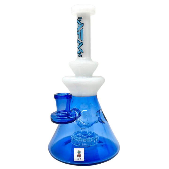 8" AFM Swiss Pyramid Color Glass Dab Rig