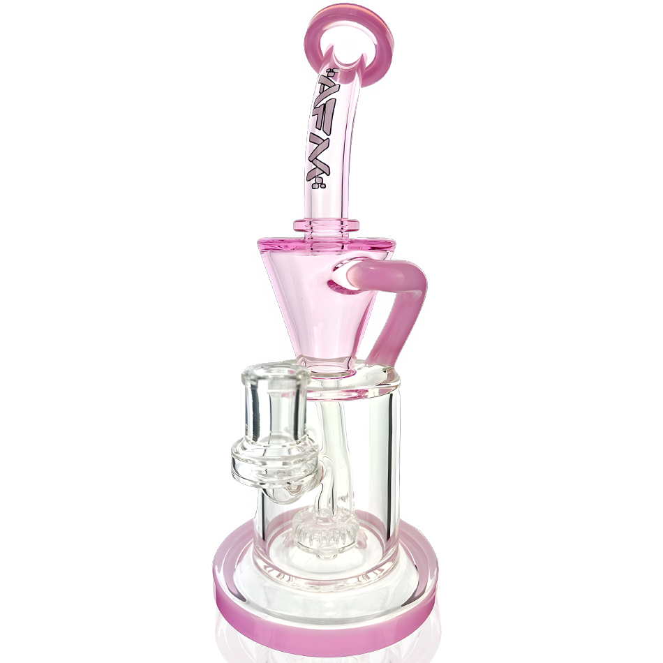 AFM 10″ Drain Incycler Double Color Dab Rig