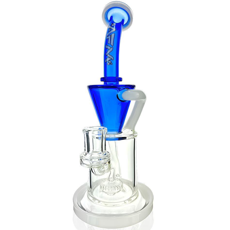 10" AFM Drain Incycler Double Color Dab Rig
