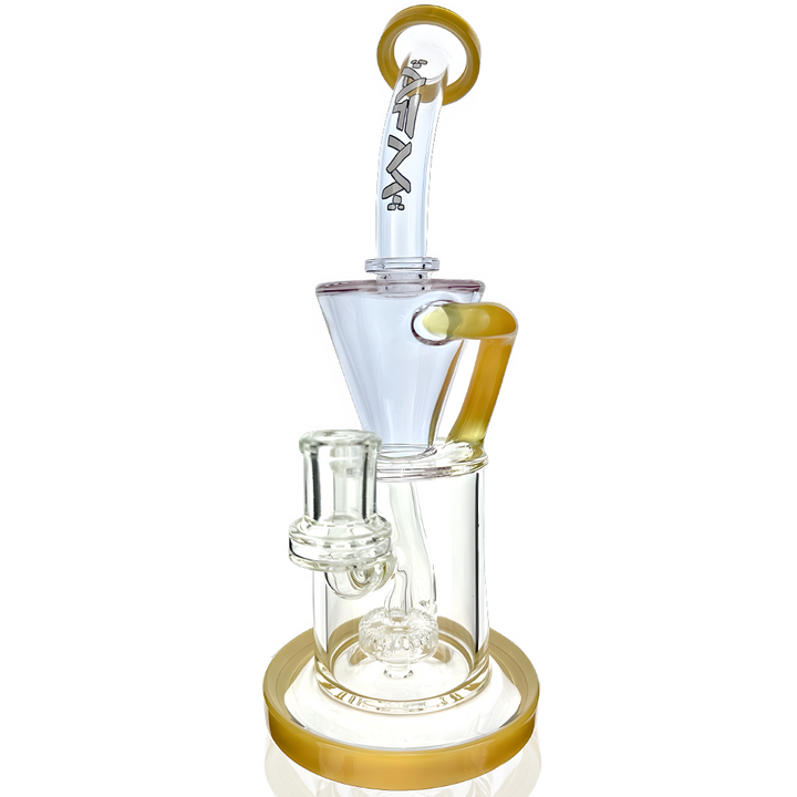 AFM 10″ Drain Incycler Double Color Dab Rig