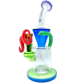 10" AFM Drain Glass Incycler Rainbow Dab Rig Bundle