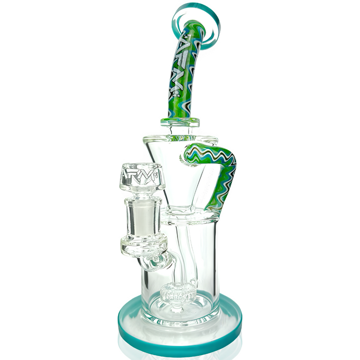 AFM 10″ Drain Incycler Reversal Showerhead Dab Rig | AFM Smoke
