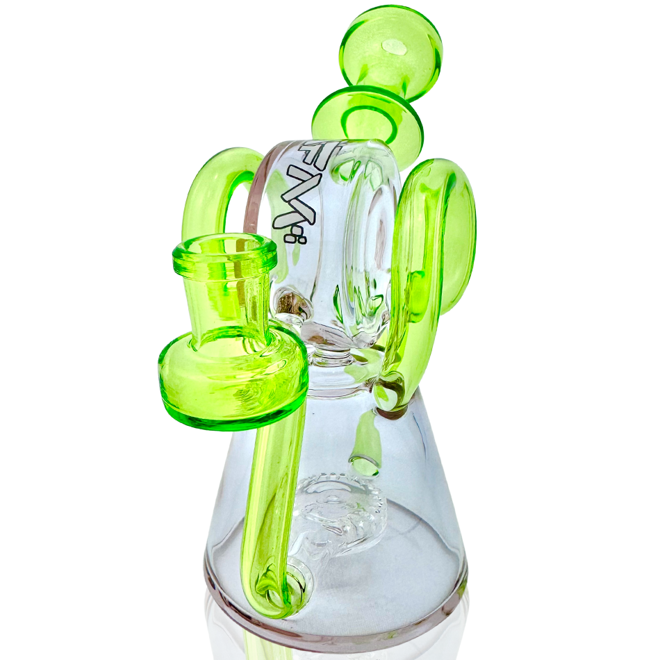 AFM 8″ Double Ram Recycler Dab Rig